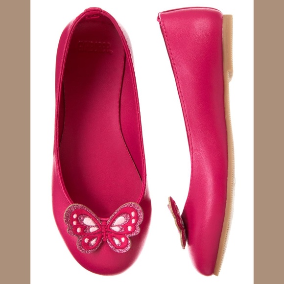 dark pink flats